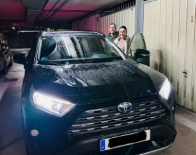 Coche entrehado en Sabadell